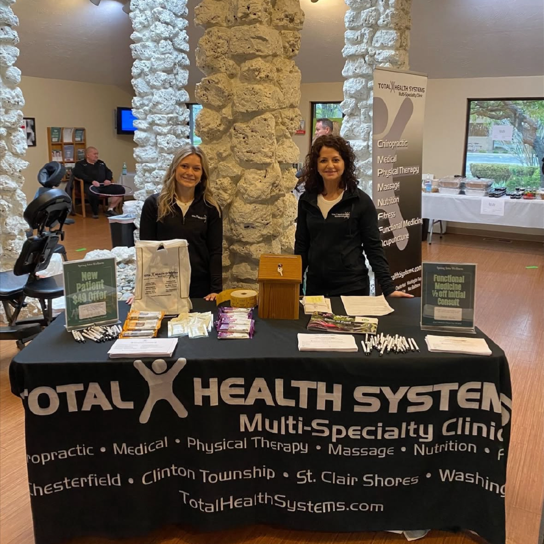 Total Health Systems team at a community wellness event