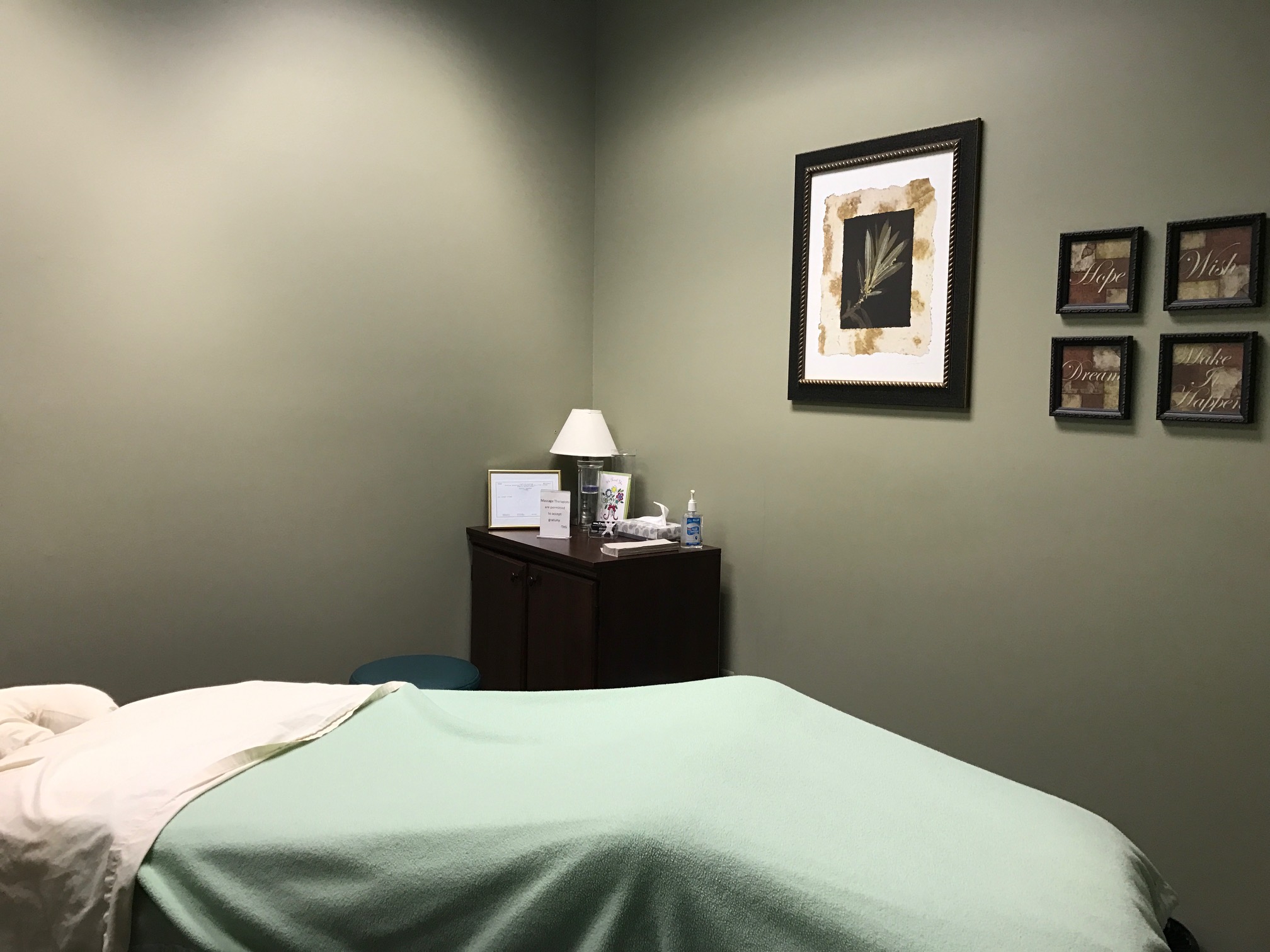 Washington Twp Massage Therapy office